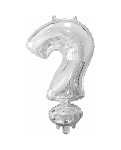 Rm Mini Auto-Inflable Letra : ? Plata ***OFERTA DTO NO ACUMULABLE