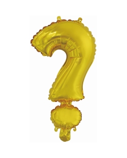 Rm Mini Auto-Inflable Letra : ? Oro ***OFERTA DTO NO ACUMULABLE