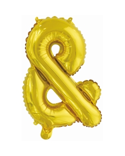 Rm Mini Auto-Inflable Letra : &amp; Oro ***OFERTA DTO NO ACUMULABLE