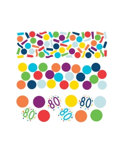 Confeti Birthday 80 Papel 34gr 