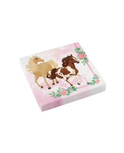 Servilleta 33cm X 33cm Hermosos Caballos 