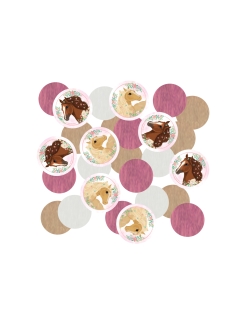Confeti Hermosos Caballos Papel 14gr 