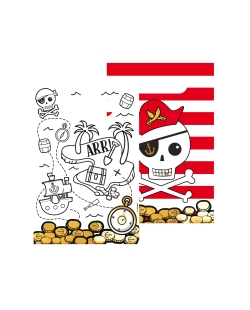 Bolsas Papel Mapa Piratas
