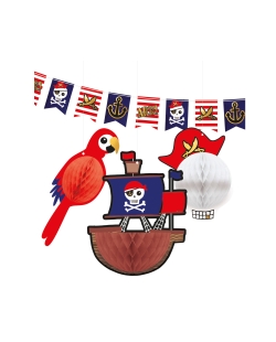 Kit Decoracion Mapa Piratas 