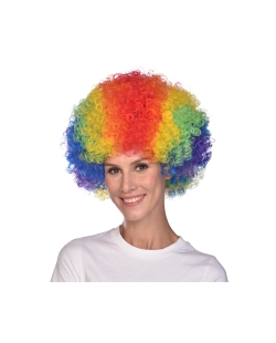 Disfraz Acc. Peluca Afro Arcoiris Talla Unica