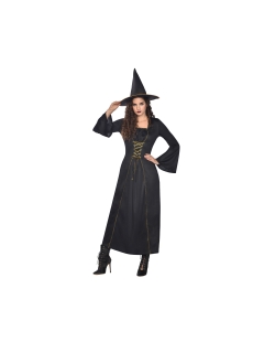 Disfraz Adulto Bruja Negra Talla M/L