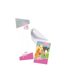 Invitaciones Pony 14.2X8cm 