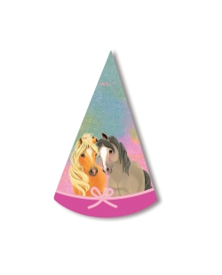 Gorro Cono Pretty Pony Papel 16cm 