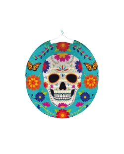 Decor. Colg: Farolillos Hwn Dia De Los Muertos 2021 Papel 25 cm 
