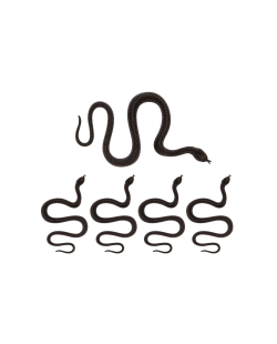 Juguete Serpientes 35 cm 