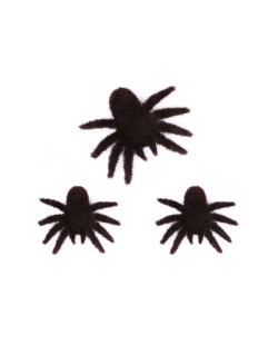 Arañas Peludas Negras 8X10 cm 