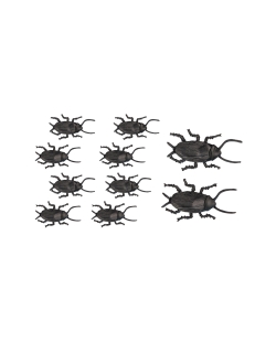 Juguete Cucaracha Plastico 5 cm 