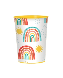 Vasos 250ml Papel Arcoiris Retro 