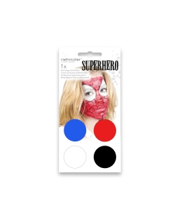 Maquillaje Al Agua Kit Super Heroe  