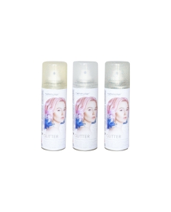 Maquillaje Spray Pelo Brillantina 100ml Surtido  
