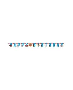 Banderin Letras Sam El Bombero 180 X 15cm 