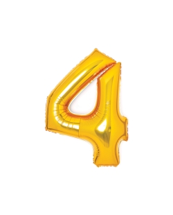 Forma Mediano Numero 4 Oro 51X66cm