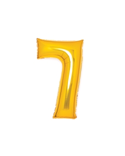 Forma Mediano Numero 7 Oro 45X66cm