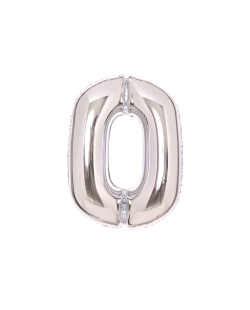 Forma Mediano Numero 0 Plata 47X66cm