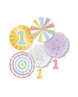 Decor. Kit 1St Birthday Arcoiris 