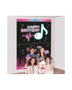 Decor. Pared Kit Nota Dance Internet Y Acc.Fotos 40 X 101cm