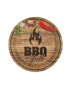 Platos 23cm Bbq 