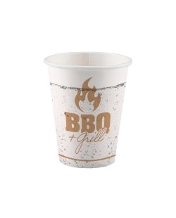 Vasos 500ml Papel Fiesta Bbq & Grill 