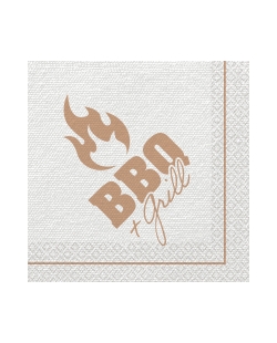 Servilletas 33 X 33cm Fiesta Bbq & Grill 