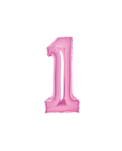 Forma Mediano Numero 1 Rosa 35X66cm