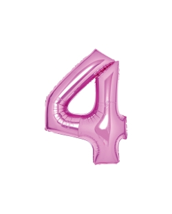 Forma Mediano Numero 4 Rosa 51X66cm