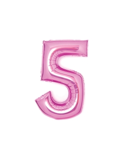 Forma Mediano Numero 5 Rosa 52X66cm