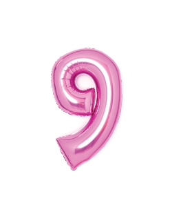 Forma Mediano Numero 9 Rosa 47X66cm