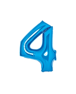 Forma Mediano Numero 4 Azul 51X66cm