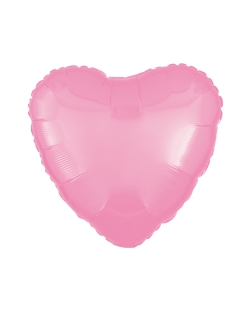 18/43cm Corazon Rosa Metal 