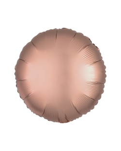 18/43cm Circulo Rosa Dorado Metal 