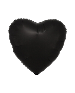 18/43cm Corazon Negro Satin 