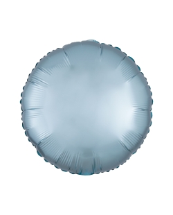 18/43cm Circulo Azul Pastel Satin 