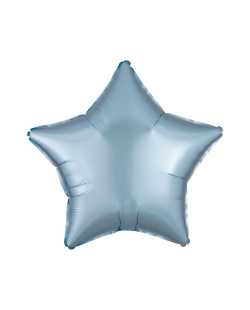 19/48cm Estrella Azul Pastel Satin 