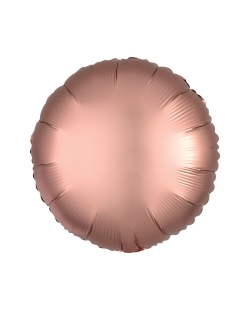 18/43cm Circulo Rosa Dorado Satin 