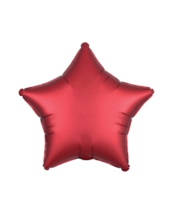 19/48cm Estrella Rojo Oscuro Satin 