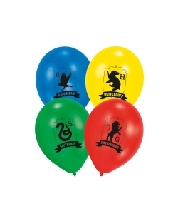 Globos Latex 27,5cm Harry Potter Escudos ***OFERTA DTO NO ACUMULABLE