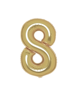 Forma Numero: 8 Oro Blanco 86X54cm