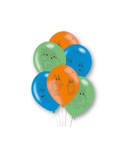 Globos Latex 27,5cm Bluey ***OFERTA DTO NO ACUMULABLE