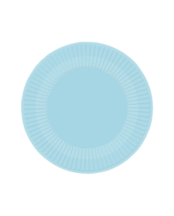 Platos Papel 23cm Azul Cielo ***OFERTA DTO NO ACUMULABLE