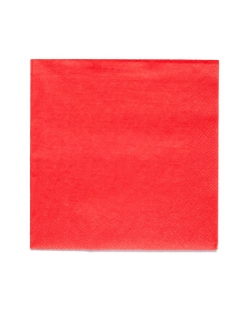 Servilletas 33X33cm Rojo Fiesta ***OFERTA DTO NO ACUMULABLE