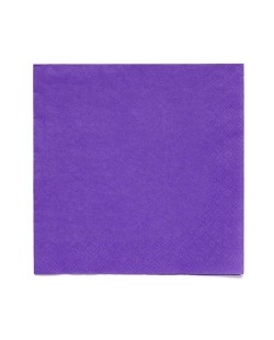 Servilletas 33X33cm Violeta Uva 