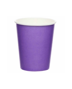 Vasos Papel 237ml Violeta Uva 
