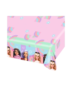 Mantel Papel Barbie Dulce 120X180cm 