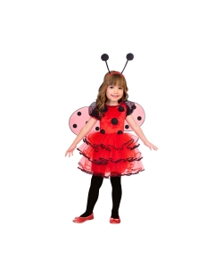 Disfraz Infantil Mariquita Talla 6-8 Años