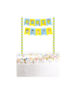 Decoracion Kit Tarta Bluey 